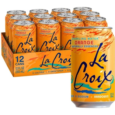 La Croix sycený nápoj s příchutí pomeranče 12 x 355 ml