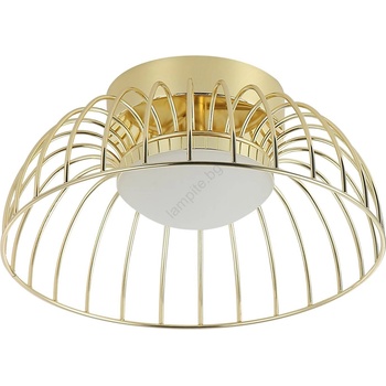 LAMKUR Led плафон betsy led/12w/230v Ø 25 см златист (la56111)