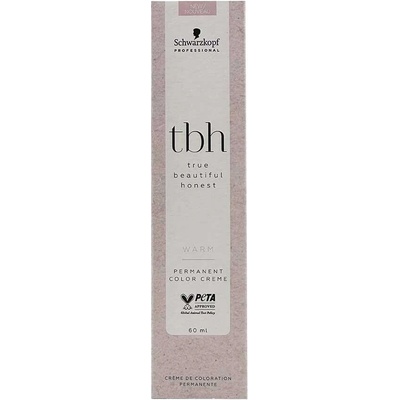 Schwarzkopf Professional TBH Warm Permanent Color Creme Permanentní barva na vlasy teplé odstíny 5-47 Light Brown Beige Copper 60 ml