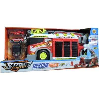 Man Yuk Toys Сгъваема играчка с пожарна и катапулт - 39 см (mh-668)