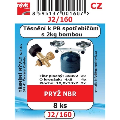 Sada těsnění k PB vařičům, k láhvi 2 kg – Sleviste.cz