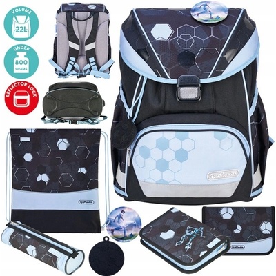 HERLITZSada batohu batoh Ultralight XL Plus 22 l pro fotbalistu Cyber Soccer