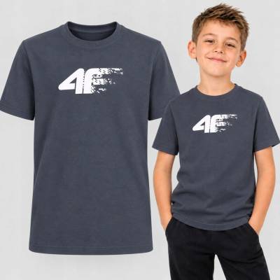 4F Tshirt M3515 sivá