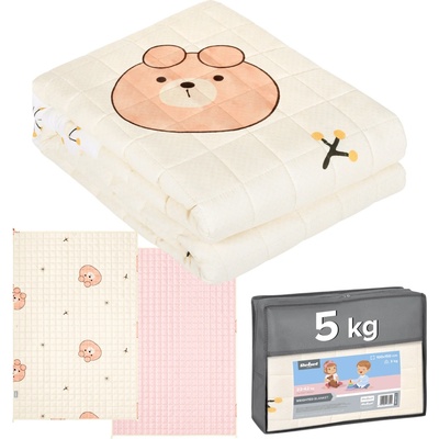 Rebel Záťažová prikrývka senzorická 5 kg medvedíky 100x150