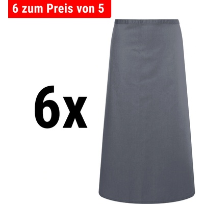 G.Gastro 6 Kusů Karlowsky Bistro zástěra Basic antracit D9785946