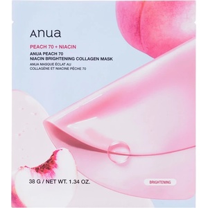Anua Peach 70 Niacin Brightening Collagen Mask - Колагенова Маска за Сияйна Кожа 1бр. /38g