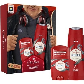 Old Spice Deep Sea deostick 50 ml + 2v1 sprchový gel na vlasy a tělo 250 ml dárková sada