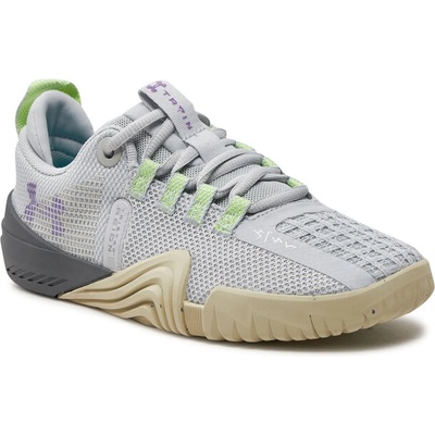 Under Armour Обувки Under Armour Ua W Tribase Reign 6 3027342-100 Halo Gray/High Vis Yellow/Provence Purple (Ua W Tribase Reign 6 3027342-100)