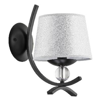 Аплик SMITH 1xE14/10W/230V черен/сребрист (ALF22840)