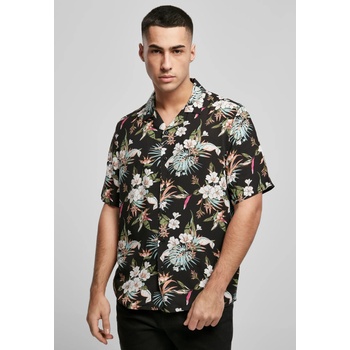 Urban Classics Мъжка риза с флорален принт Urban Classics Viscose AOP Resort Shirt UB-TB4150-02945 - Шарен, размер 4XL