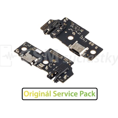 PCB doska nabíjania Samsung Galaxy A05, A055 - nabíjací konektor, mikrofón Original