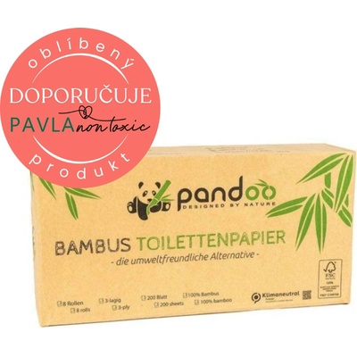 PANDOO Bambusový 3-vrstvý 8 ks – Zboží Dáma