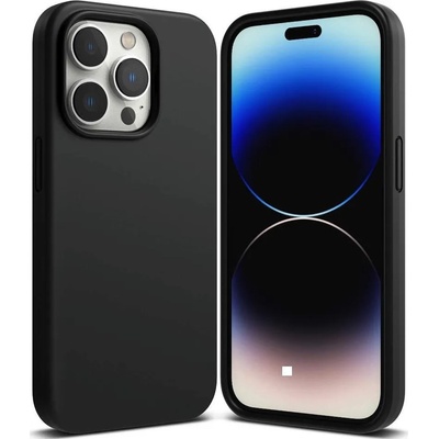 Ringke Soft Silicone Case - силиконов (TPU) калъф за iPhone 14 Pro Max (черен)