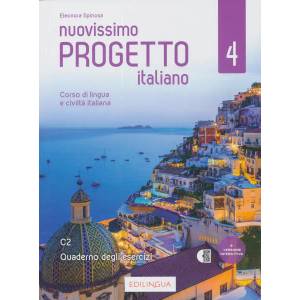 Nuovissimo Progetto italiano 4 - Quaderno degli esercizi (+ tracce Audio) | T Marin, Maria Angela Cernigliaro (ISBN: 9791259801418)