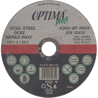 ŘOptima ezný kotouč profi 230 x 1.9 mm IN23019