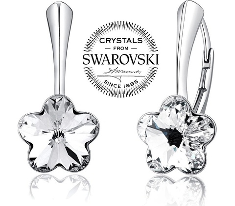 SILVEGO náušnice VSW016E-clear