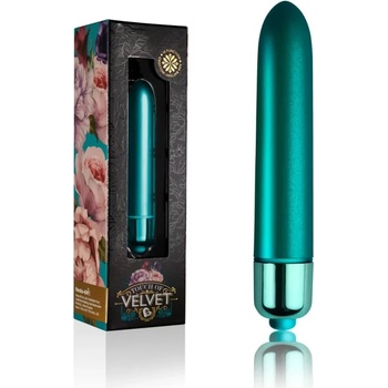 Мини вибратор, кадифено докосване, 9, 6см. - Peacock Petals (ROCKS00316)