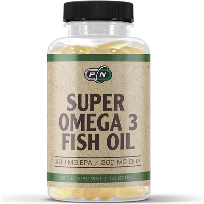 Pure Nutrition - SUPER OMEGA 3 FISH OIL 1000 mg - 500 EPA / 250 DHA - 100 Дражета Pure Nutrition - SUPER OMEGA 3 FISH OIL 1000 mg - 400 EPA / 300 DHA