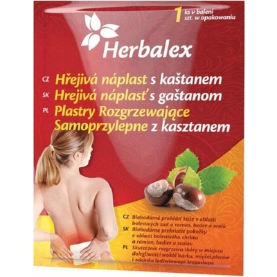 Herbalex horúca náplasť s gaštanom 1 ks