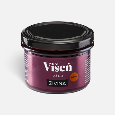 ŽIVINA Višeň se skořicí džem nejen na linecké cukroví 220 g