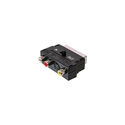 adaptér SCART - S-VHS - 3 Cinch