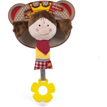 Амек Тойс Бебешка държалка с момиченце Жълта (90637)