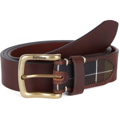 Barbour Tartan/Leather belt
