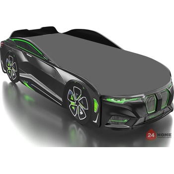 Image 1 of Romack Möbel, Русия Детско легло Romack Boxter М черно + матрак + сива дамаска