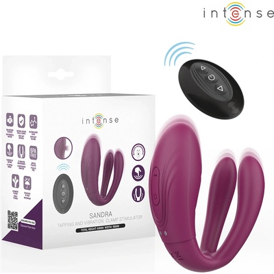 Intense sandra tapping and vibration clamp stimulator remote control