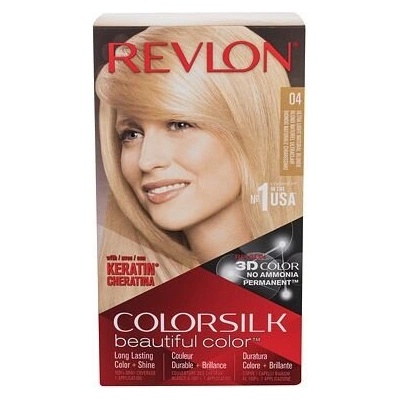 Revlon Colorsilk Beautiful Color barva na vlasy na barvené vlasy na všechny typy vlasů 04 Ultra Light Natural Blonde 59,1 ml