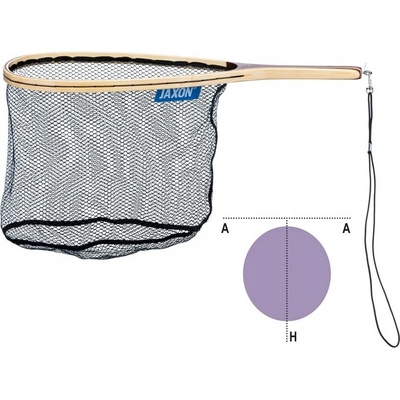 Jaxon Podběrák Classic Trout gumovaný muchový pstruhový