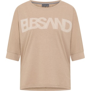 ELBSAND Дамска тениска ELBSAND Women's Imani T-shirt - Camel Melange (916-4718-0312)