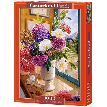 Castorland Пъзел Castorland от 1000 части - Натюрморт с хортензии (C-104444-2)