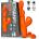 INTOYOU Ethan Vibrator 360 G-spot Massage with Multifunction Caps Orange