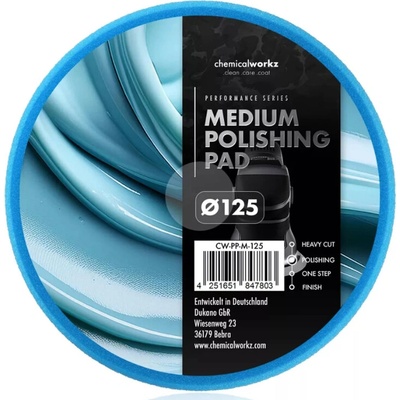 ChemicalWorkz Medium Polishing Pad 125 mm