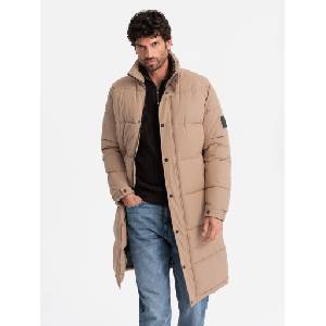 Ombre Clothing Мъжко ватирано дълго яке тип "парка" с подвижна качулка Ombre Clothing Ombre Clothing | Bezhov | МЪЖЕ | S