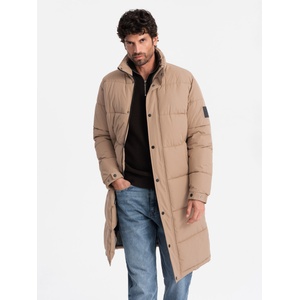 Ombre Clothing Мъжко ватирано дълго яке тип "парка" с подвижна качулка Ombre Clothing Ombre Clothing | Bezhov | МЪЖЕ | S