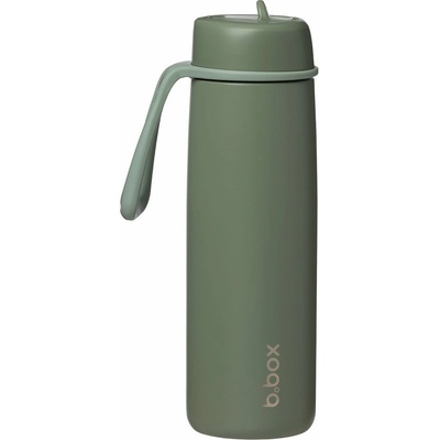 B.Box Nerezová termolahev s brčkem 690 ml pink paradise