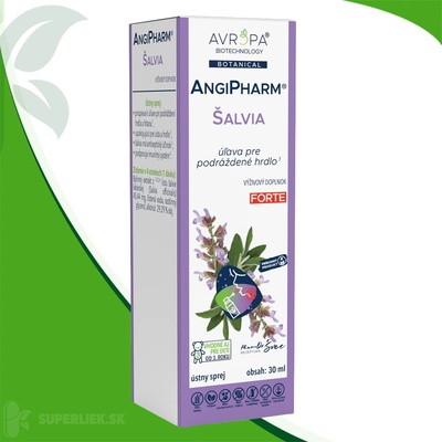 Avropa AngiPharm Šalvia ústny sprej 30 ml