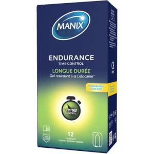 Lifestyles | Unimil | Manix 12 бр. Задържащи презервативи с лидокаин Manix Endurance
