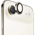 Blueo Протектор - Камера за iPhone 17 Air - Син - Сапфирено кристално оригинално стъклено стъкло - Златен