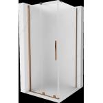 Mexen Velar плъзгаща се душ кабина 110 x 110 см, скреж, розово злато - 871-110-110-31-60 (871-110-110-31-60)
