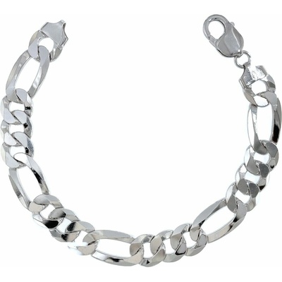 INFINITYSILVER Strieborný náramok figaro SF 100230022