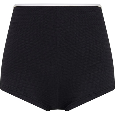Seafolly Дамско бикини долнище Seafolly Women's Beach Bound Boyleg Pant Bikini bottom - Black - размер 32 (EU) (150-5052-0111)