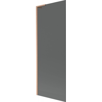 Mexen Next L параван за вана с 1 крило 70 x 150 cm, графит, четкана мед - 895-070-000-03-40-65 (895-070-000-03-40-65)