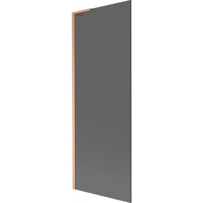 Mexen Next L параван за вана с 1 крило 70 x 150 cm, графит, четкана мед - 895-070-000-03-40-65 (895-070-000-03-40-65)