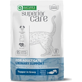 Nature's Protection Superior Care Urinary Adult Cats Tuna & Salmon пауч за котки с риба тон и сьомга 70gr