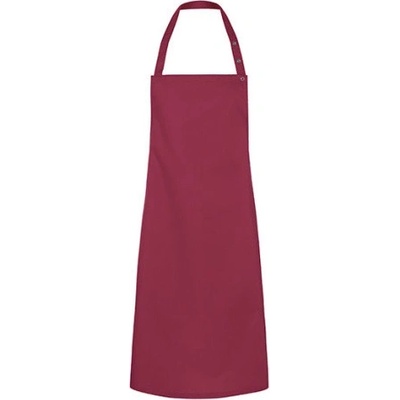 Karlowsky Gastro zástěra s laclem KY072 Bordeaux 75x95cm