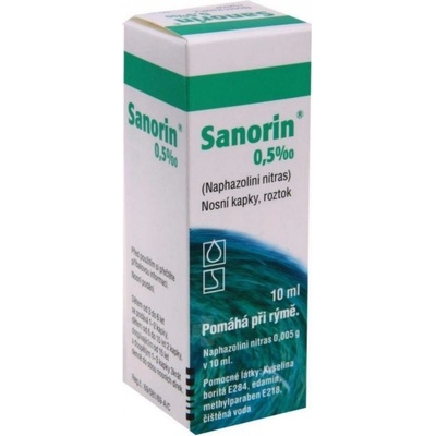 Sanorin 0,5‰ aer.nao.1 x 10 ml/5 mg