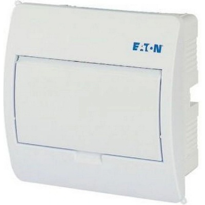 Eaton Пластмасово табло за вграден монтаж eaton bc-u-1/8 tw eco ip40, 281697 - 1 ред, 8 модула, ip40 (281697)